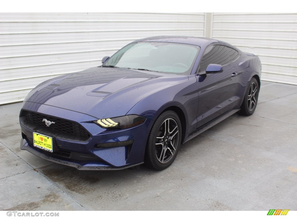 Kona Blue 2020 Ford Mustang EcoBoost Fastback Exterior Photo #140033173