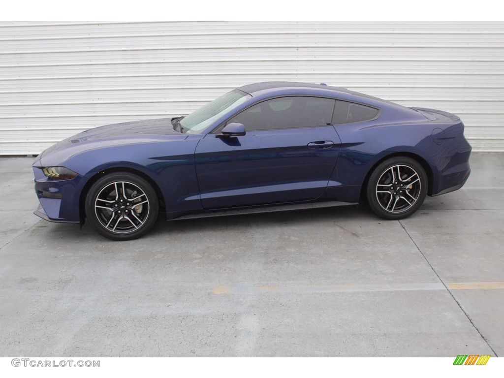 Kona Blue 2020 Ford Mustang EcoBoost Fastback Exterior Photo #140033215