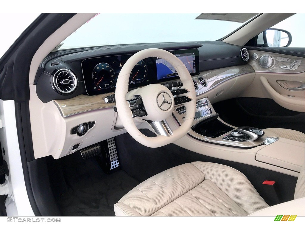 Macchiato Beige/Magma Gray Interior 2021 Mercedes-Benz E 450 Cabriolet Photo #140033341