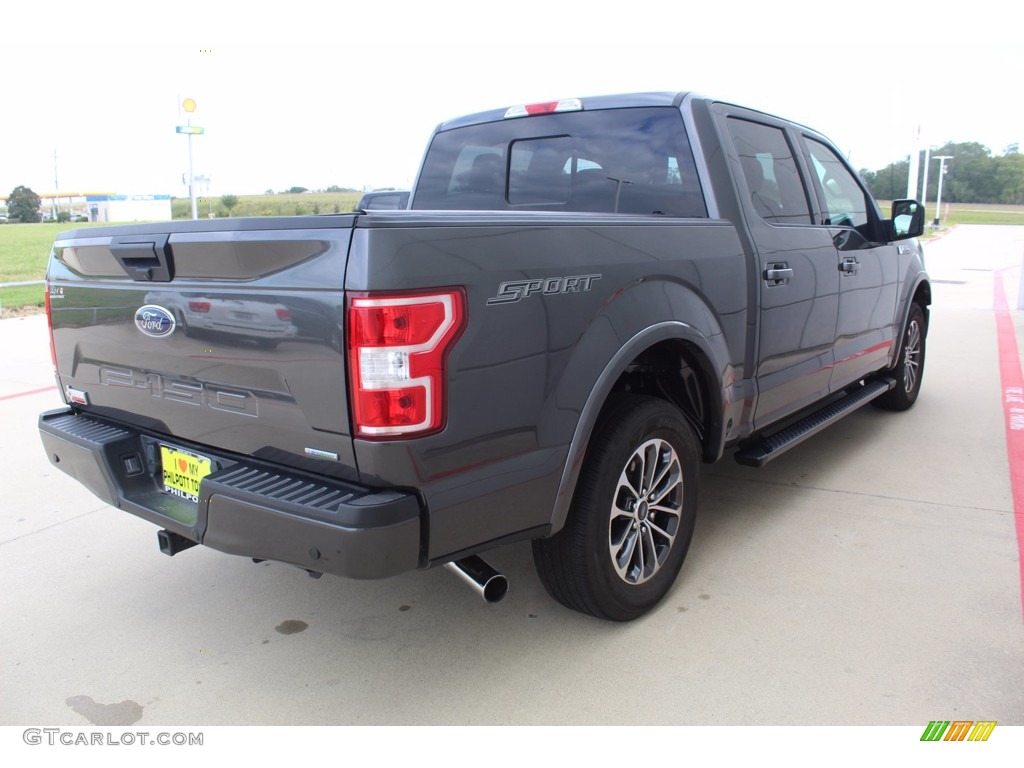 2019 F150 XLT SuperCrew - Magnetic / Black photo #8
