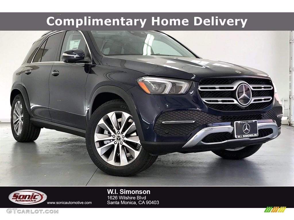 2021 GLE 350 - Lunar Blue Metallic / Black photo #1