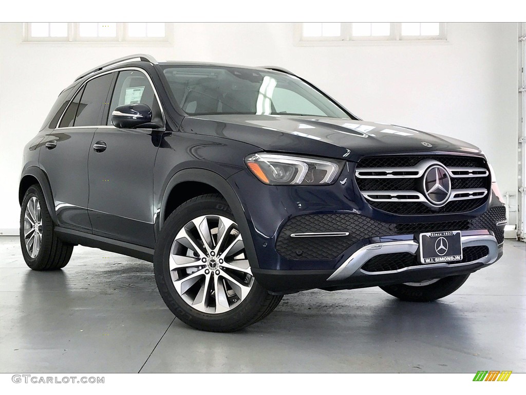 Lunar Blue Metallic 2021 Mercedes-Benz GLE 350 Exterior Photo #140033869