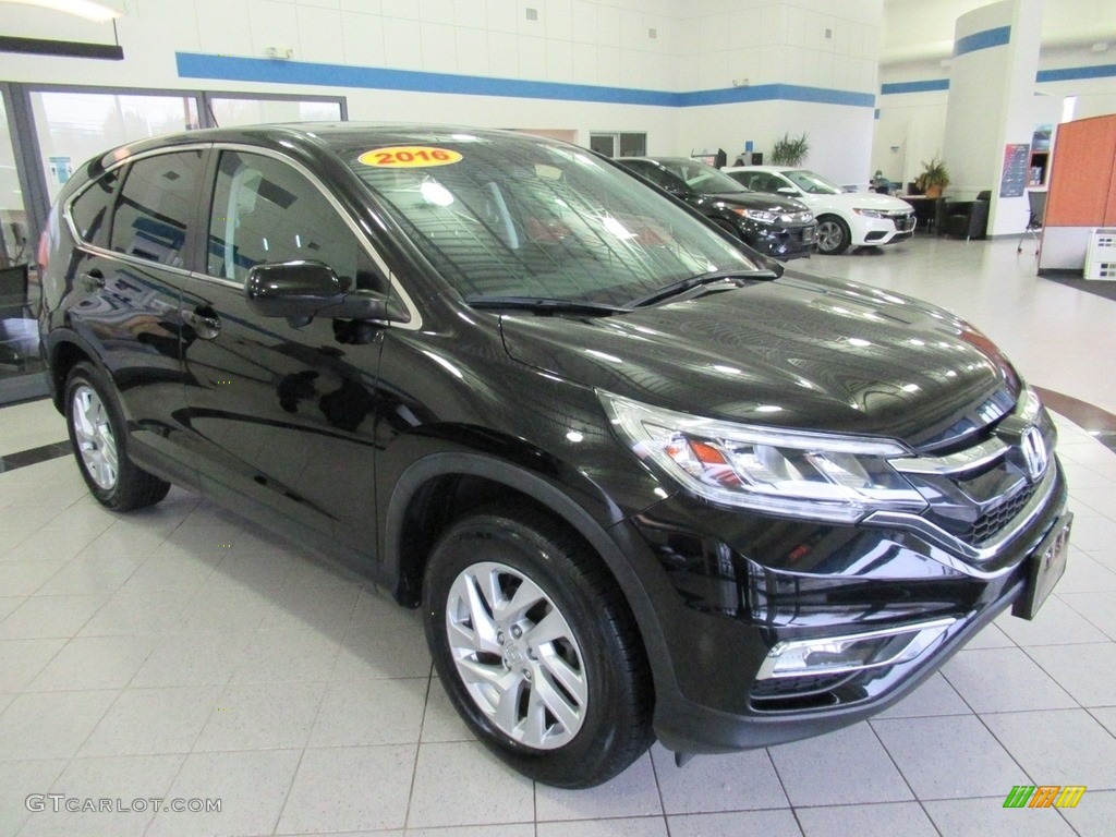 Crystal Black Pearl 2016 Honda CR-V EX AWD Exterior Photo #140035483