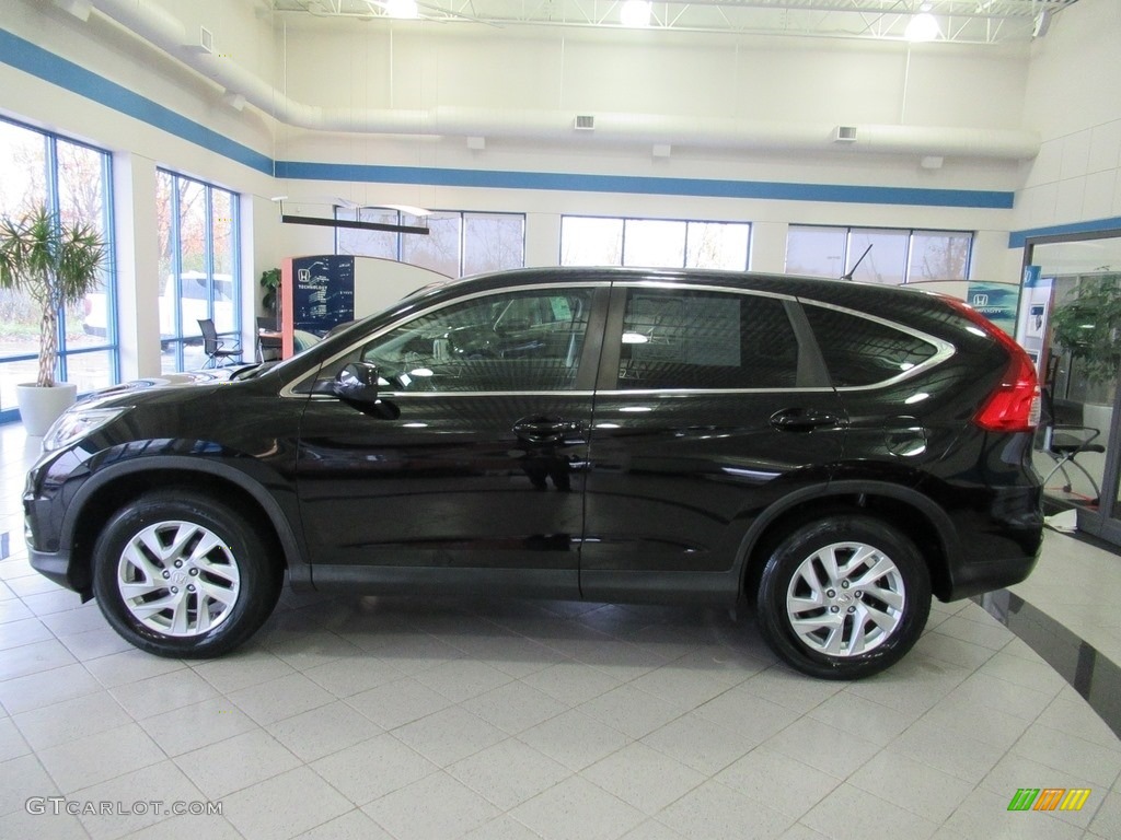 Crystal Black Pearl 2016 Honda CR-V EX AWD Exterior Photo #140035588