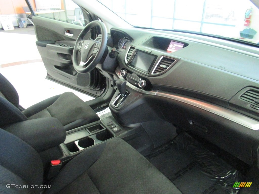 2016 Honda CR-V EX AWD Black Dashboard Photo #140035667