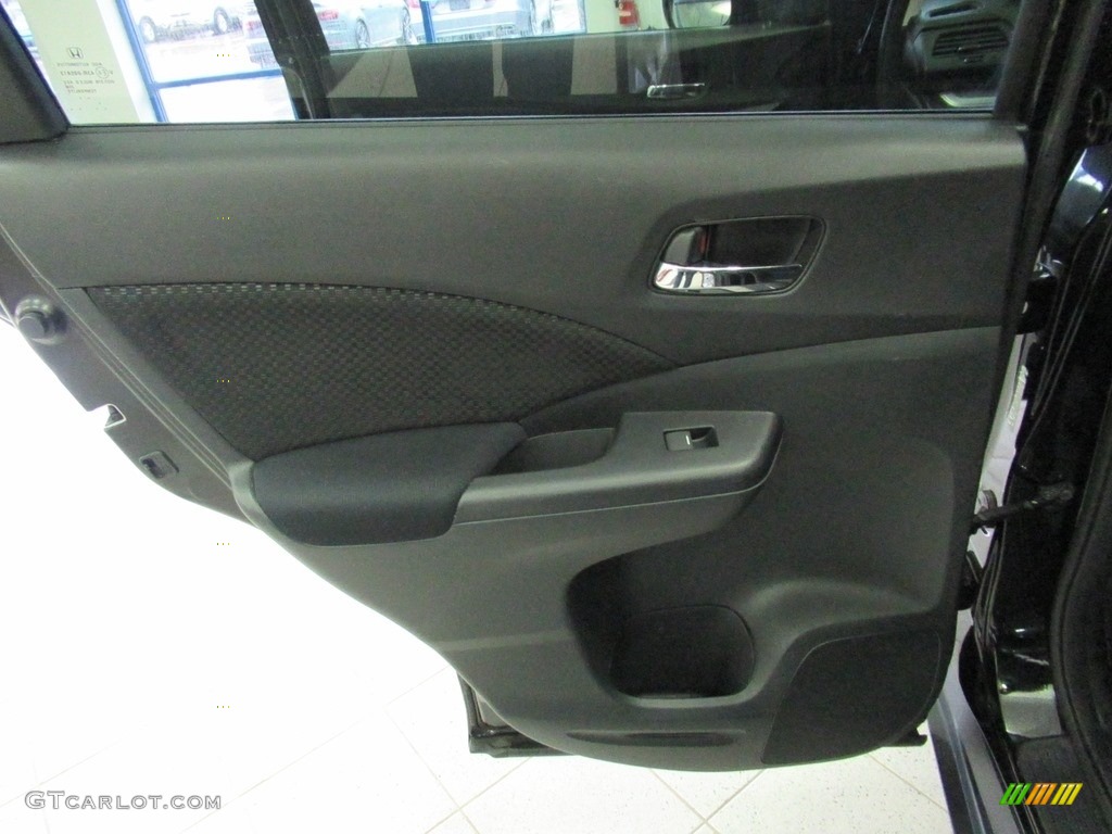 2016 Honda CR-V EX AWD Black Door Panel Photo #140035783
