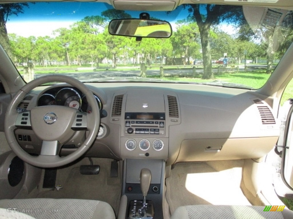 2006 Altima 2.5 S - Satin White Pearl / Blond photo #4