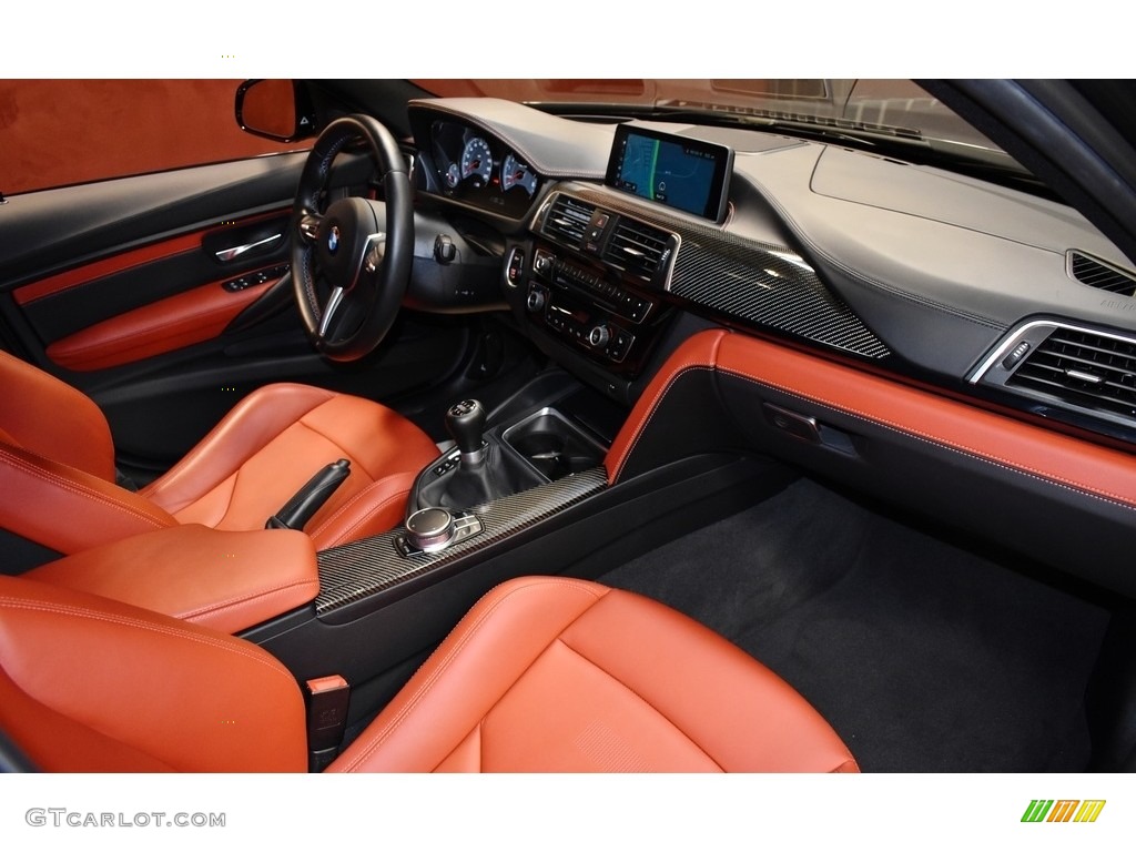 2017 M3 Sedan - Mineral Grey Metallic / Sakhir Orange/Black photo #13