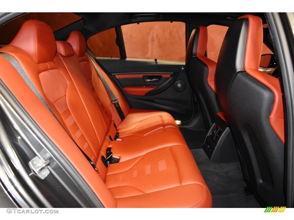 2017 M3 Sedan - Mineral Grey Metallic / Sakhir Orange/Black photo #15