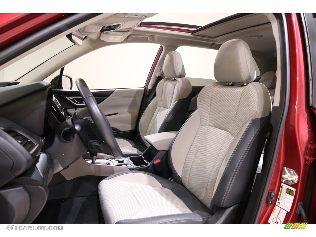 2019 Forester 2.5i Premium - Crimson Red Pearl / Gray photo #5