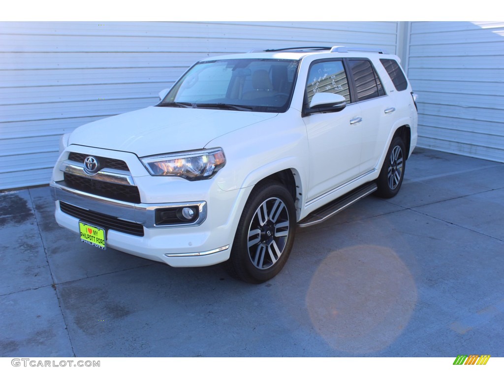 2017 4Runner Limited - Blizzard Pearl White / Sand Beige photo #4