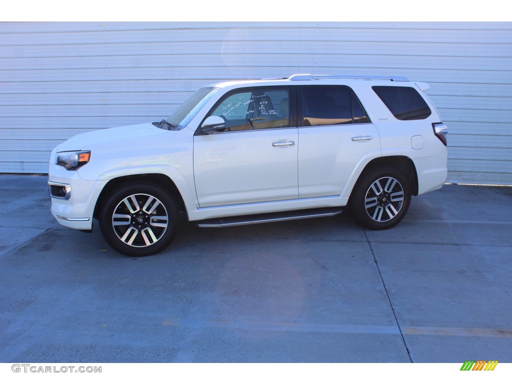 2017 4Runner Limited - Blizzard Pearl White / Sand Beige photo #7