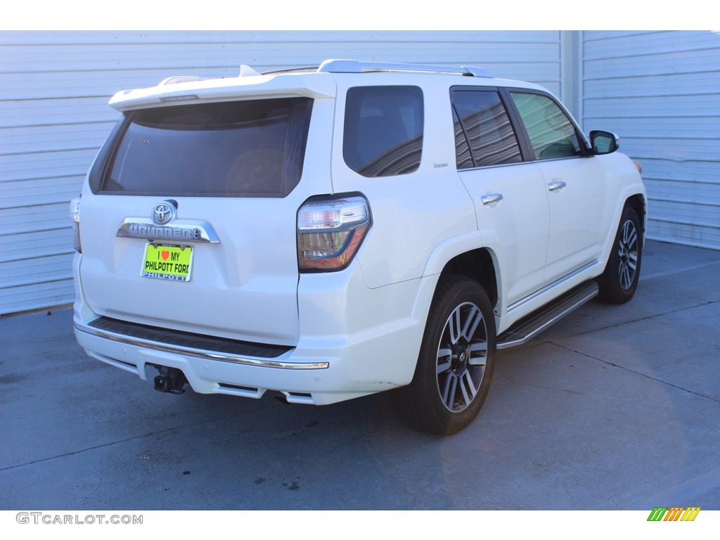 2017 4Runner Limited - Blizzard Pearl White / Sand Beige photo #10