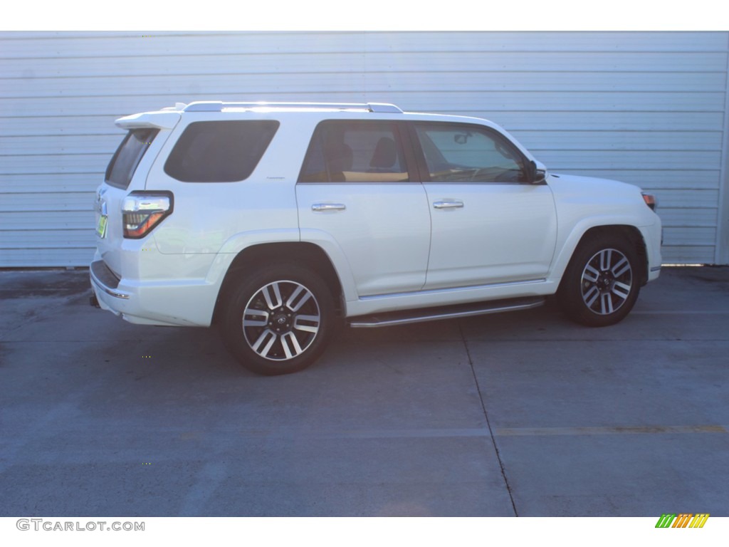 2017 4Runner Limited - Blizzard Pearl White / Sand Beige photo #13