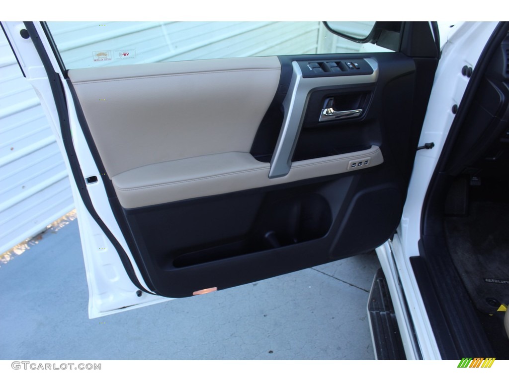 2017 4Runner Limited - Blizzard Pearl White / Sand Beige photo #14