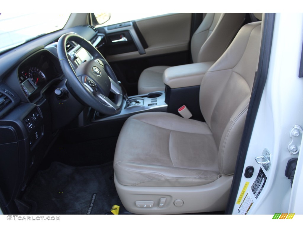 2017 4Runner Limited - Blizzard Pearl White / Sand Beige photo #15