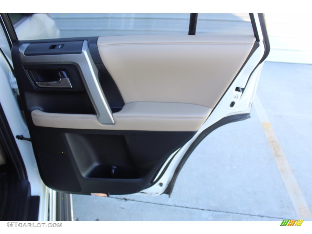 2017 4Runner Limited - Blizzard Pearl White / Sand Beige photo #30