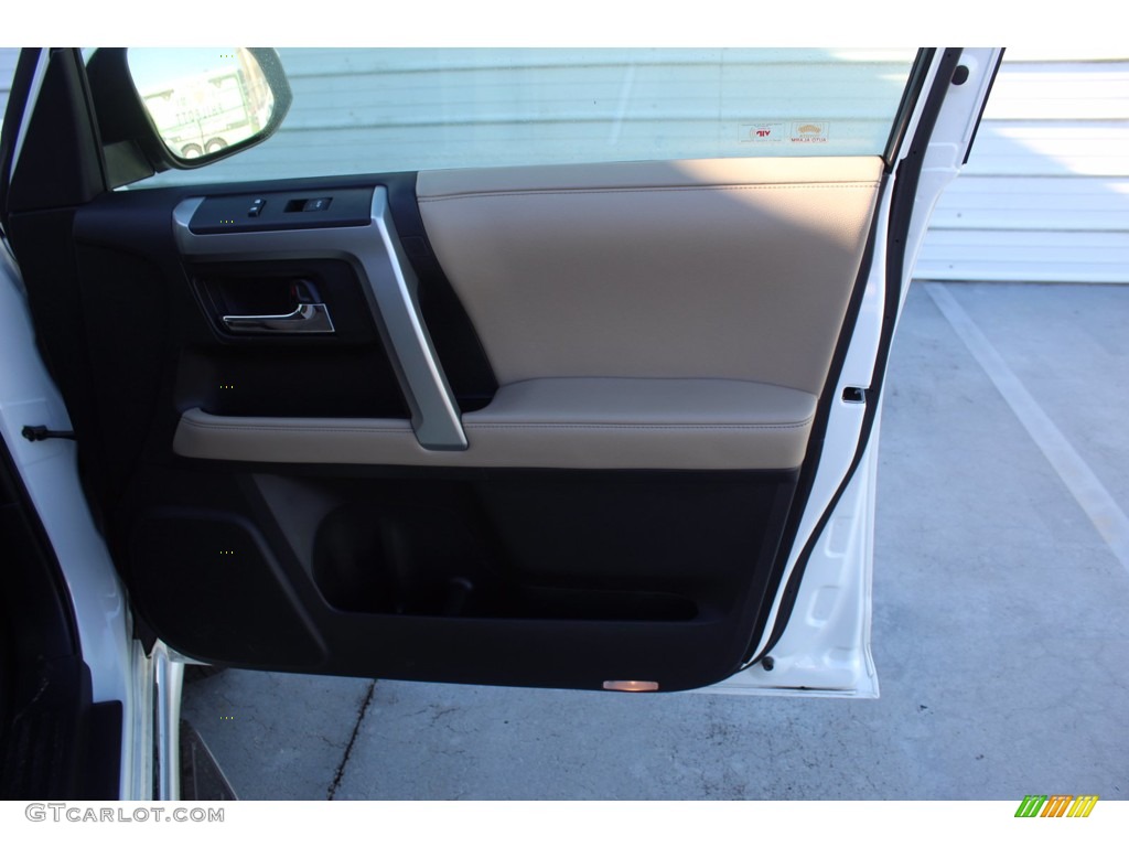 2017 4Runner Limited - Blizzard Pearl White / Sand Beige photo #32