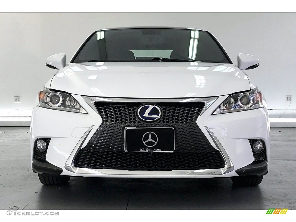 Ultra White 2016 Lexus CT 200h F Sport Hybrid Exterior Photo #140038987
