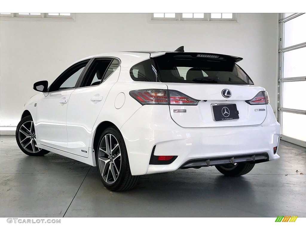 2016 CT 200h F Sport Hybrid - Ultra White / Black photo #10