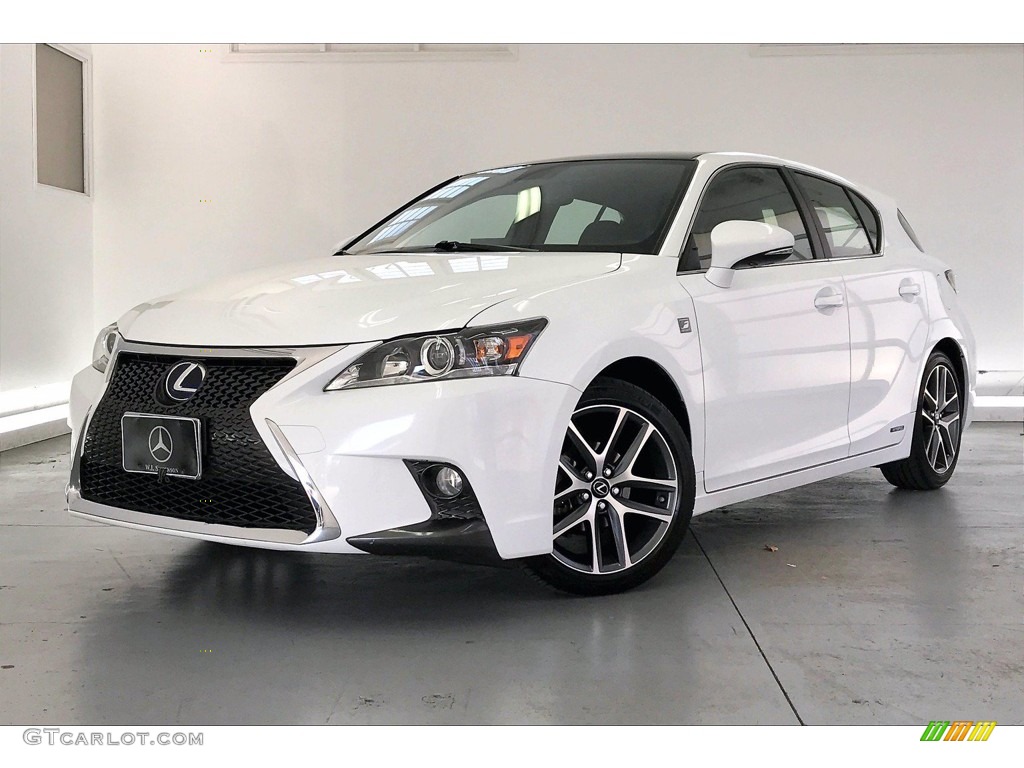 Ultra White 2016 Lexus CT 200h F Sport Hybrid Exterior Photo #140039050