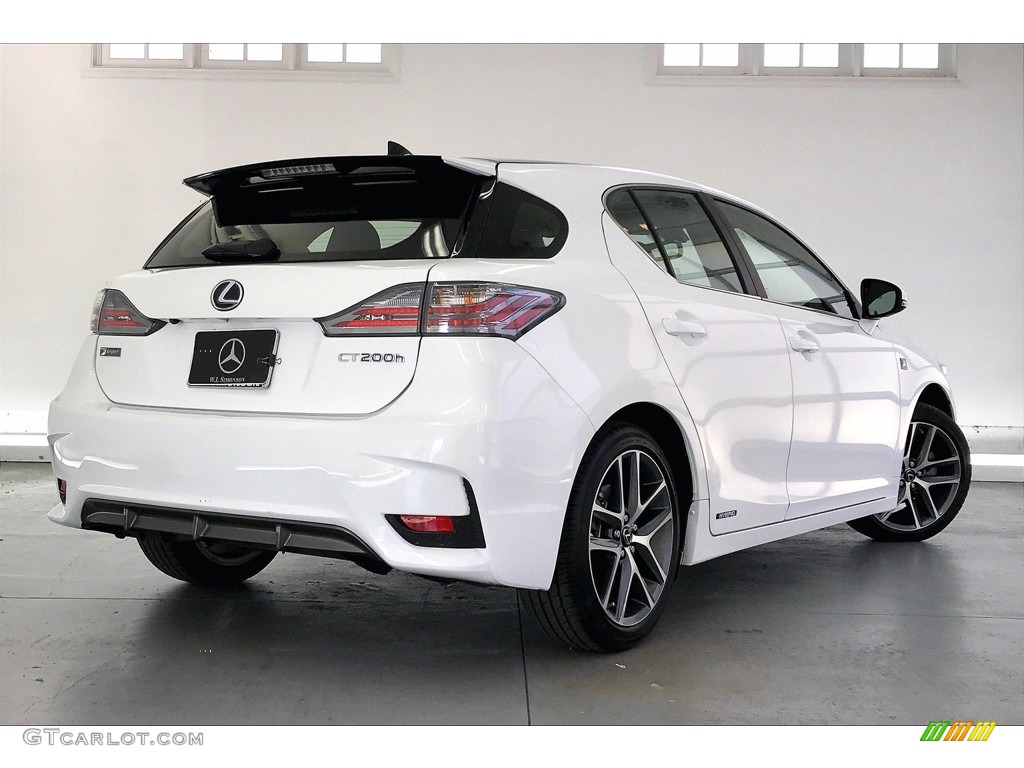 Ultra White 2016 Lexus CT 200h F Sport Hybrid Exterior Photo #140039056