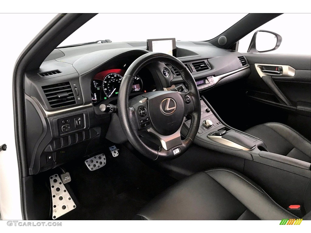 2016 Lexus CT 200h F Sport Hybrid Black Dashboard Photo #140039062