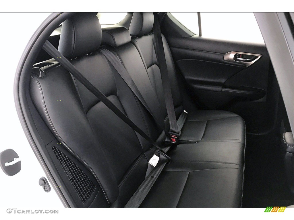 2016 Lexus CT 200h F Sport Hybrid Rear Seat Photo #140039086