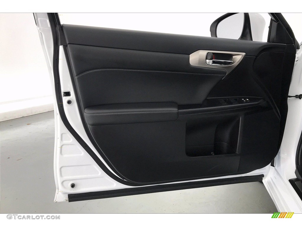 2016 Lexus CT 200h F Sport Hybrid Black Door Panel Photo #140039107