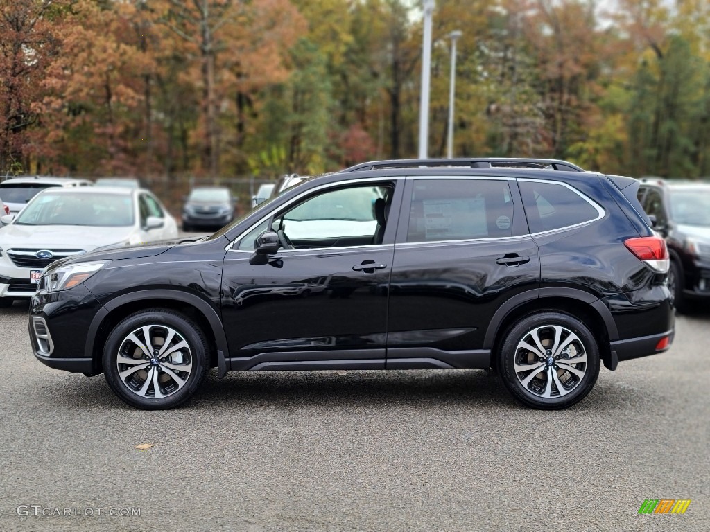 Crystal Black Silica 2021 Subaru Forester 2.5i Limited Exterior Photo #140039791