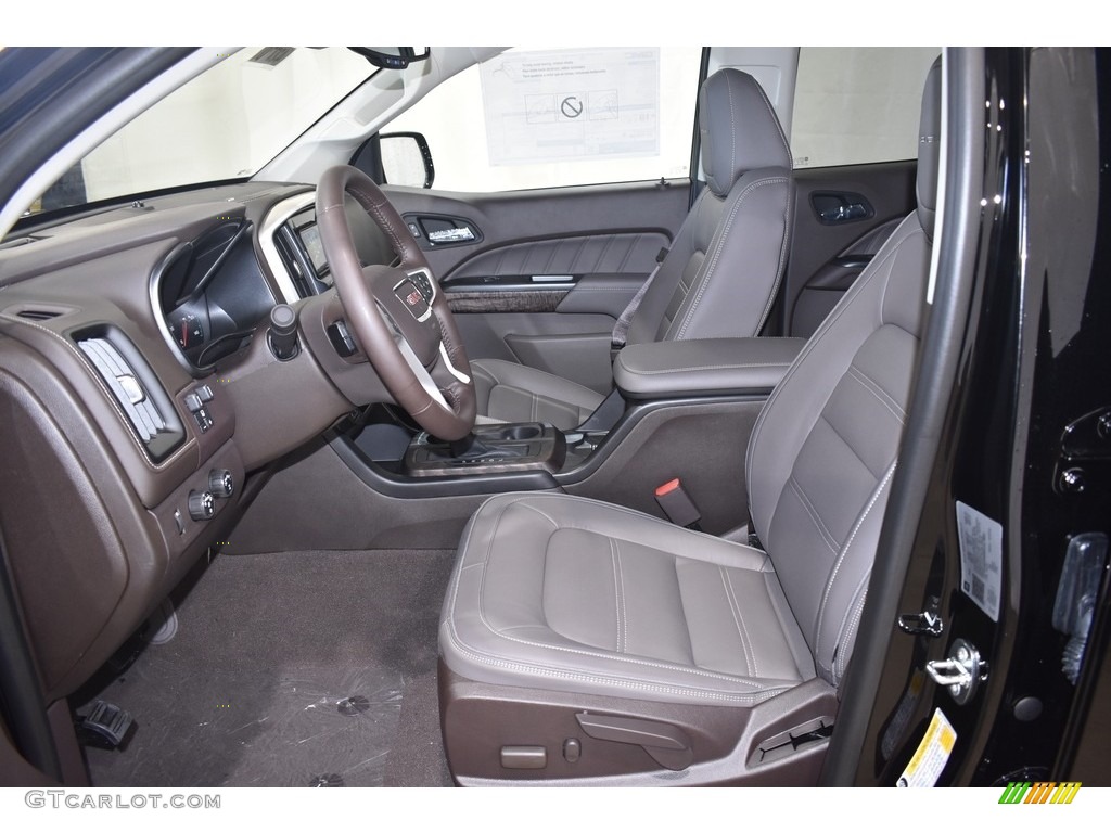 Cocoa/Dark Atmosphere Interior 2021 GMC Canyon Denali Crew Cab 4WD Photo #140039824