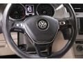2017 Volkswagen Golf Beige Interior Steering Wheel Photo