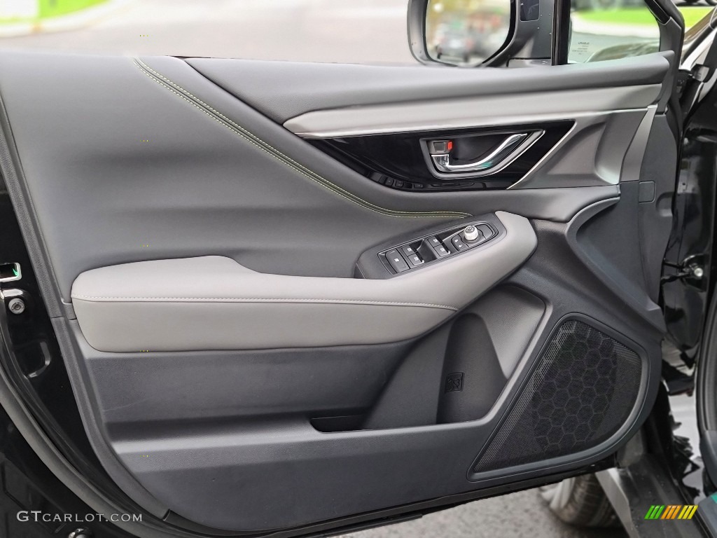 2021 Subaru Outback Onyx Edition XT Gray StarTex Urethane Door Panel Photo #140043224