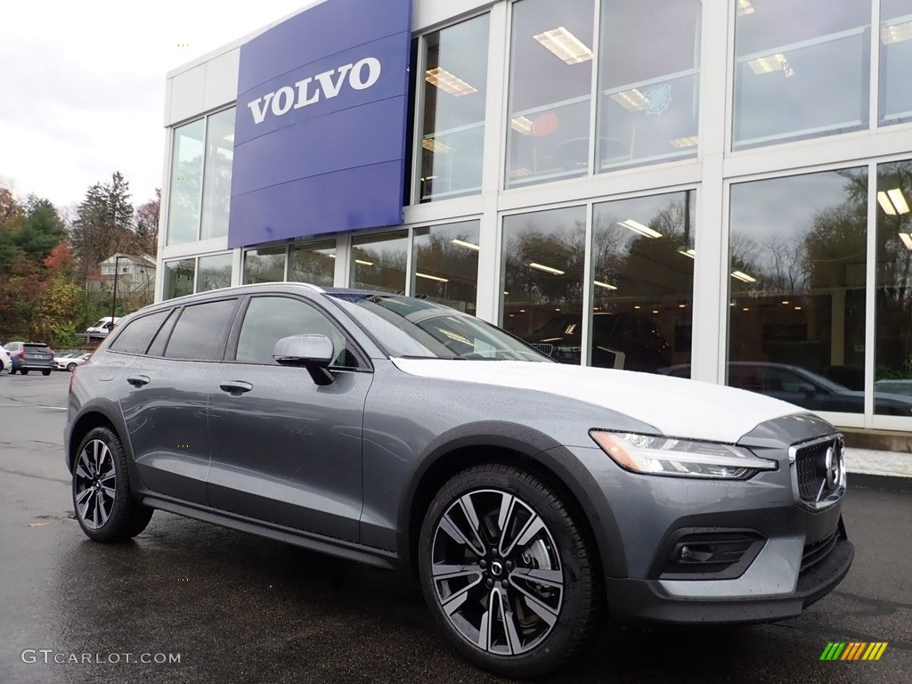 Osmium Gray Metallic 2021 Volvo V60 Cross Country T5 AWD Exterior Photo #140044156