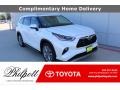 2021 Blizzard White Pearl Toyota Highlander Hybrid Platinum  photo #1