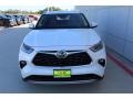 2021 Blizzard White Pearl Toyota Highlander Hybrid Platinum  photo #3