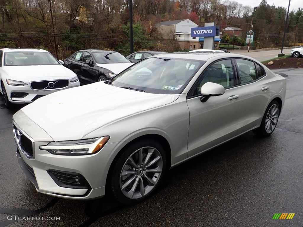Birch Light Metallic 2021 Volvo S60 T6 AWD Momentum Exterior Photo #140044660