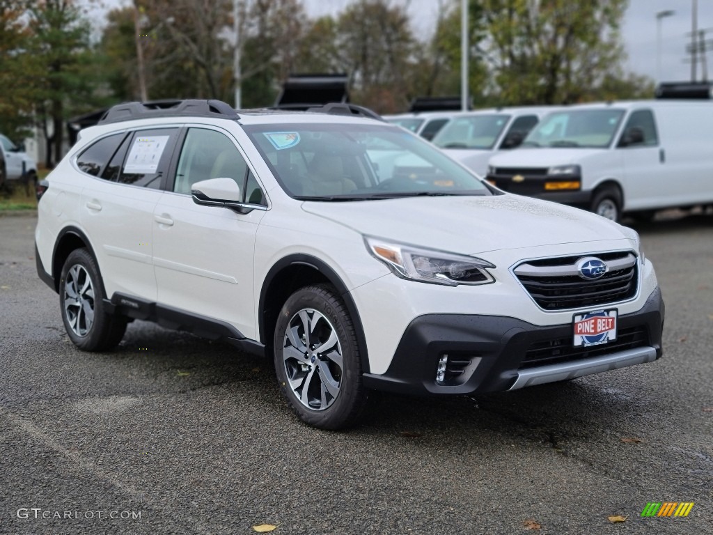 Crystal White Pearl 2021 Subaru Outback Limited XT Exterior Photo #140044891