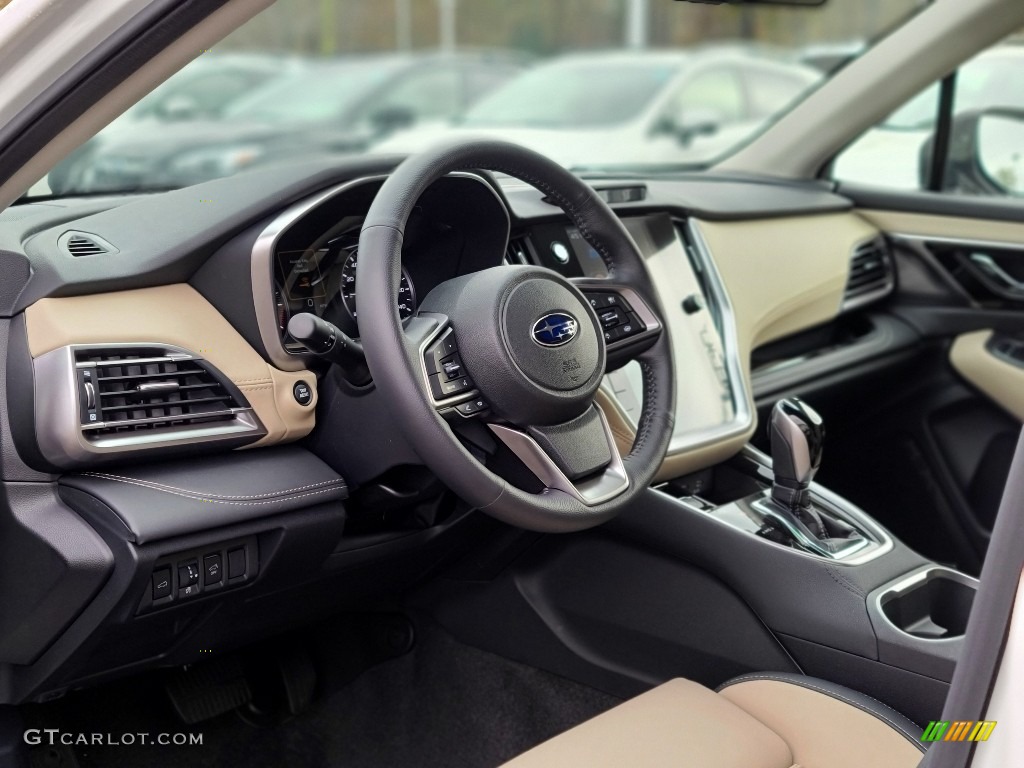 2021 Subaru Outback Limited XT Warm Ivory Dashboard Photo #140045197