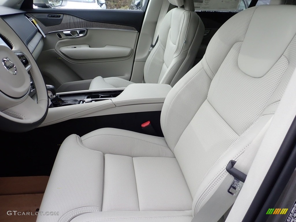 Blonde/Charcoal Interior 2021 Volvo XC90 T6 AWD Inscription Photo #140045503
