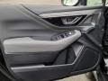 Gray StarTex Urethane 2021 Subaru Outback Onyx Edition XT Door Panel