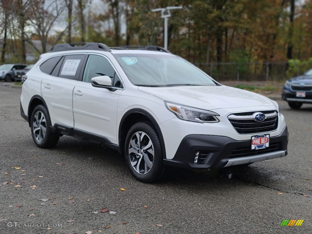 Crystal White Pearl 2021 Subaru Outback 2.5i Limited Exterior Photo #140045678