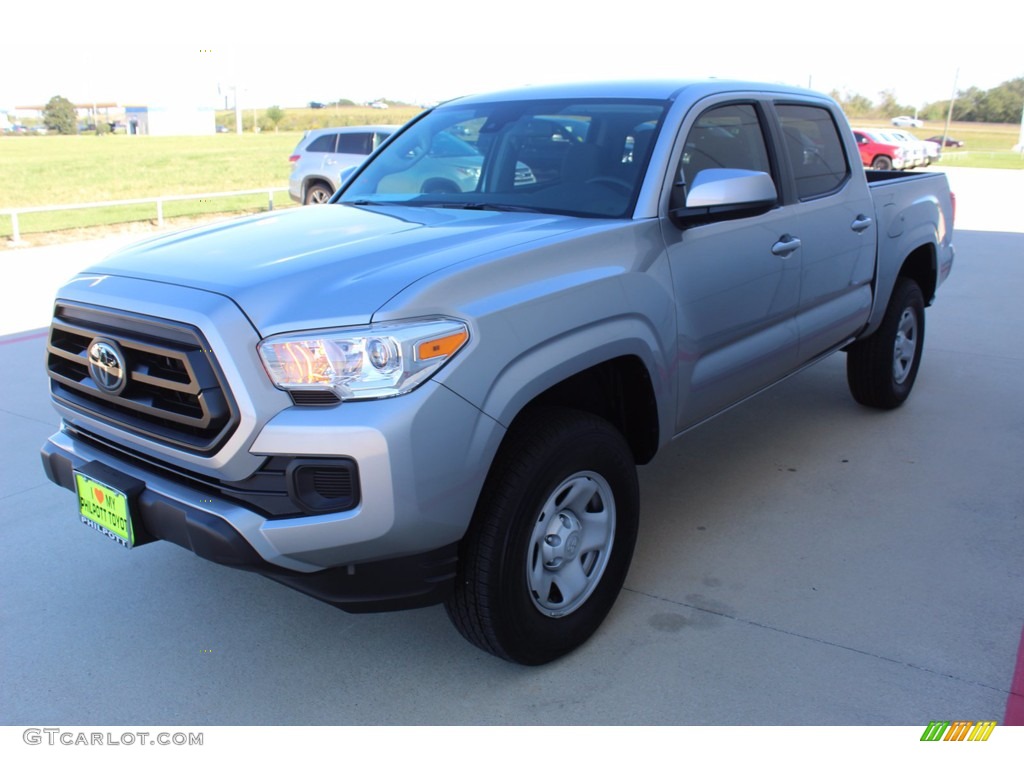 2020 Tacoma SR Double Cab 4x4 - Silver Sky Metallic / Cement photo #4