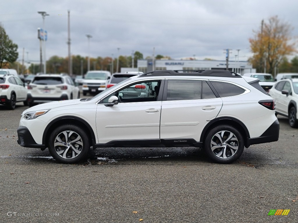Crystal White Pearl 2021 Subaru Outback 2.5i Limited Exterior Photo #140045754