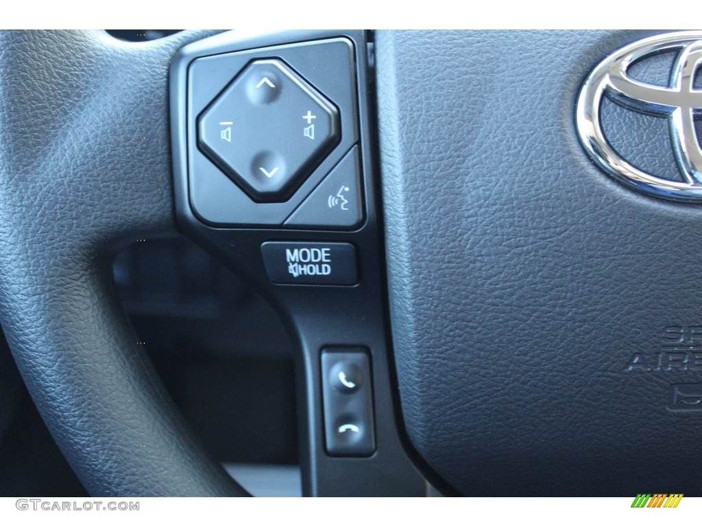 2020 Toyota Tacoma SR Double Cab 4x4 Cement Steering Wheel Photo #140045959