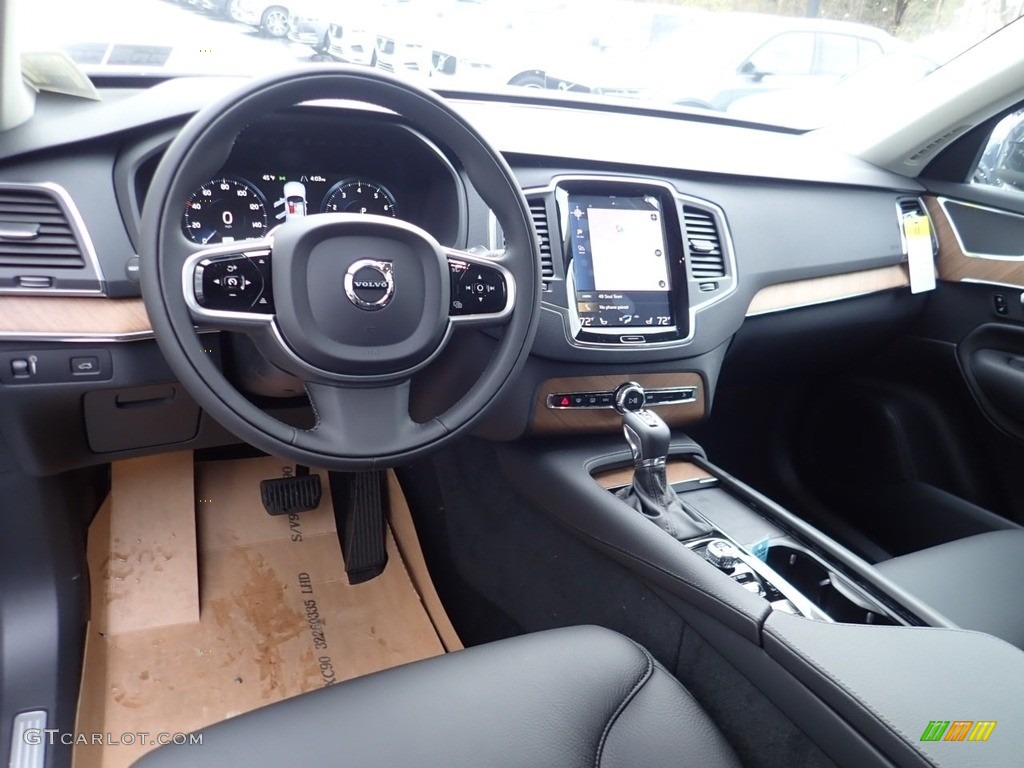 Charcoal Interior 2021 Volvo XC90 T6 AWD Momentum Photo #140045965