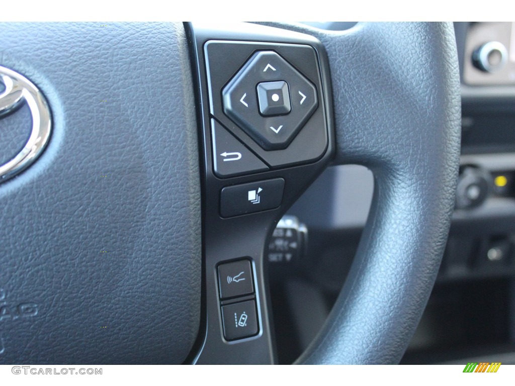 2020 Toyota Tacoma SR Double Cab 4x4 Cement Steering Wheel Photo #140045983
