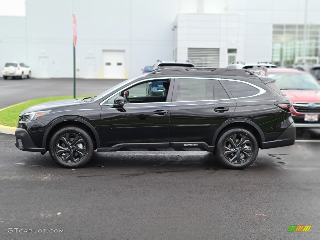 Crystal Black Silica 2021 Subaru Outback Onyx Edition XT Exterior Photo #140046139