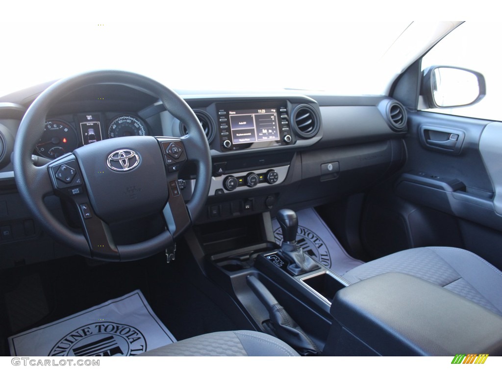 Cement Interior 2020 Toyota Tacoma SR Double Cab 4x4 Photo #140046232