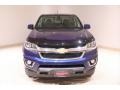 2017 Laser Blue Metallic Chevrolet Colorado LT Crew Cab 4x4  photo #2